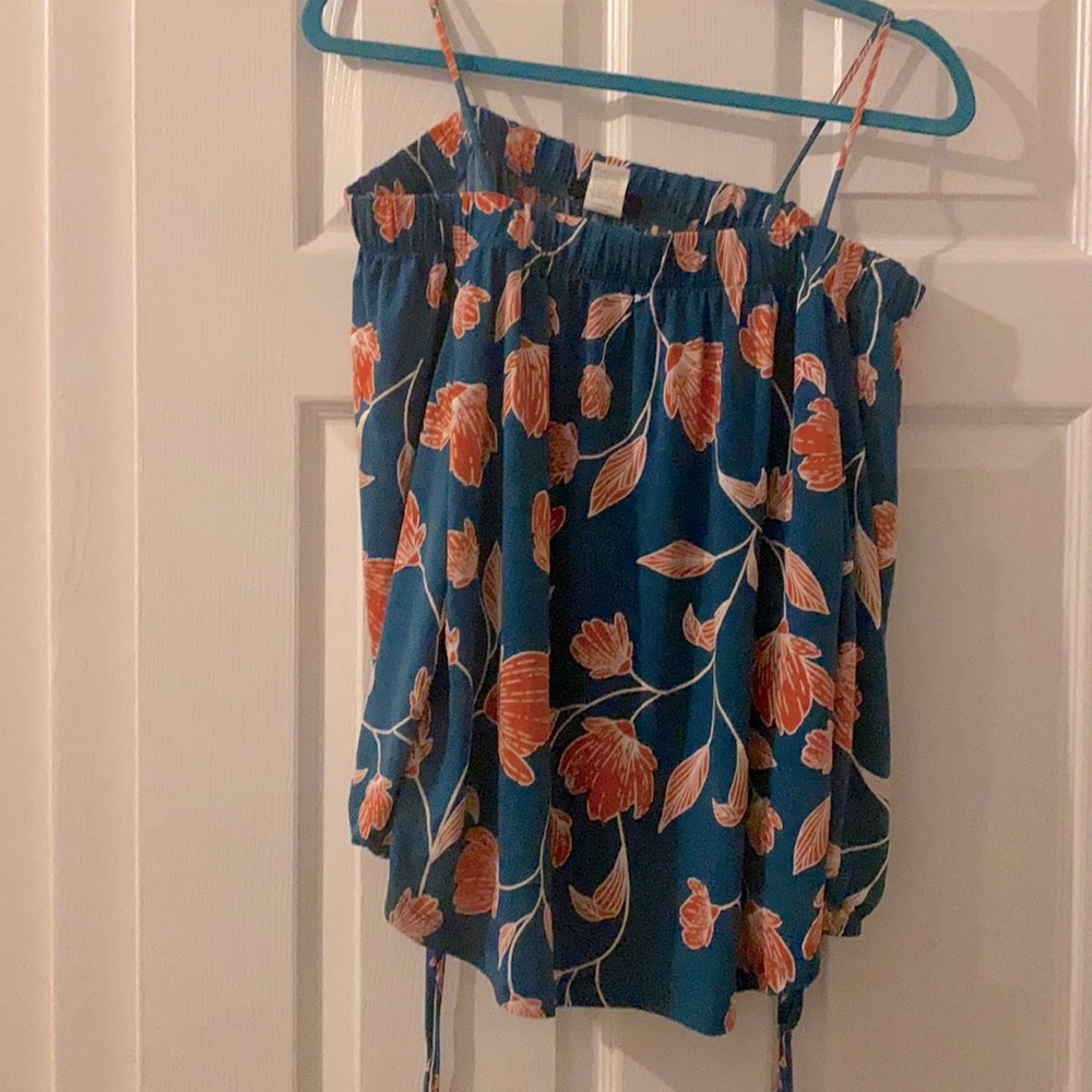 3/4 length off shoulder blouse